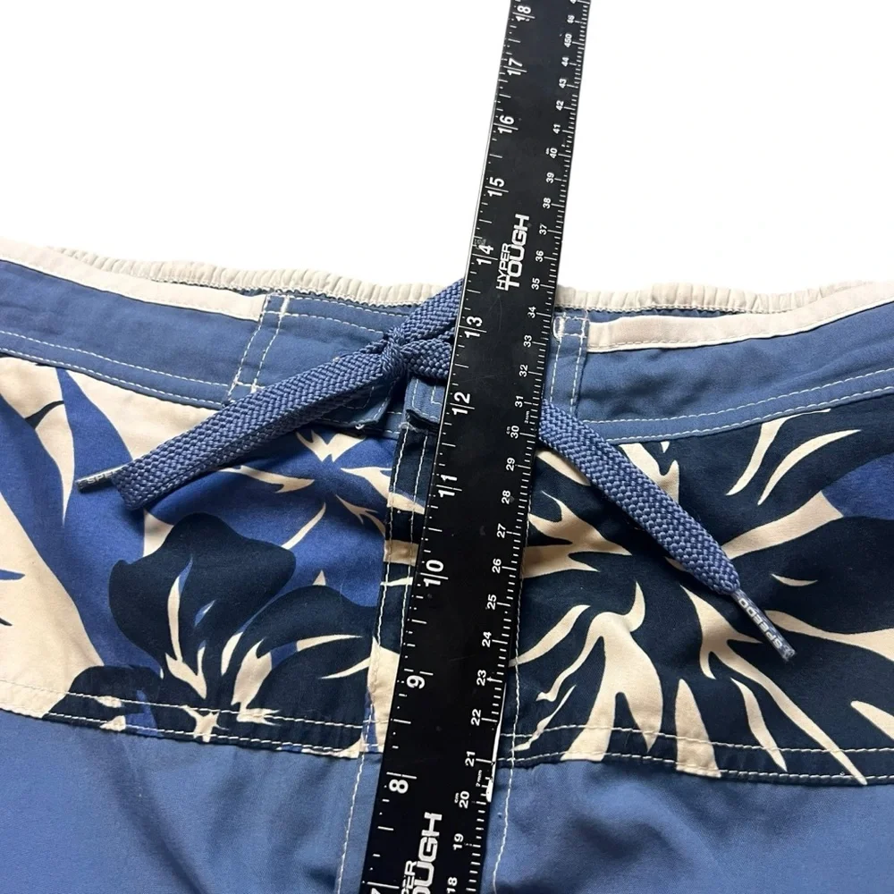 Speedo Men’s Hawaiian‎ Lined Blue Board Shorts Swim Trunks